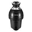 VEVOR Garbage Disposal 1 HP Continuous Food Waste Disposer 3270 RPM EZ Connect