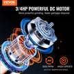 VEVOR Garbage Disposal 3/4 HP Continuous Food Waste Disposer 3250 RPM EZ Connect