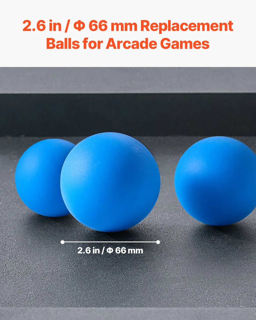 VEVOR Roll & Score Arcade Game Replacement Set 4 Balls Home Recreation Game Room