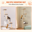 VEVOR Wall Mounted Cat Shelves Tree with Platform Tree-Shaped Cat Furniture Set