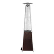 VEVOR Propane Patio Heater 48000BTU Pyramid w/Wheels for Outdoor Patio Bronze