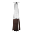 VEVOR Propane Patio Heater 48000BTU Pyramid w/Wheels for Outdoor Patio Bronze