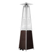 VEVOR Propane Patio Heater 48000BTU Pyramid w/Wheels for Outdoor Patio Bronze