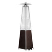 VEVOR Propane Patio Heater 48000BTU Pyramid w/Wheels for Outdoor Patio Bronze