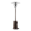VEVOR Propane Patio Heater 50000BTU Tall Hammered w/Round Table Outdoor Bronze