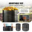 VEVOR Compost Bin 220 Gallon, Outdoor Expandable Composter, Easy to Setup & Large Capacity Composting Bin, Fast Creation of Fertile Soil