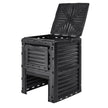 VEVOR Garden Compost Bin 80 Gal, BPA Free Composter, Large Capacity Outdoor Composting Bin with Top Lid and Bottom Door, Easy Assembling, Lightweight, Fast Creation of Fertile Soil
