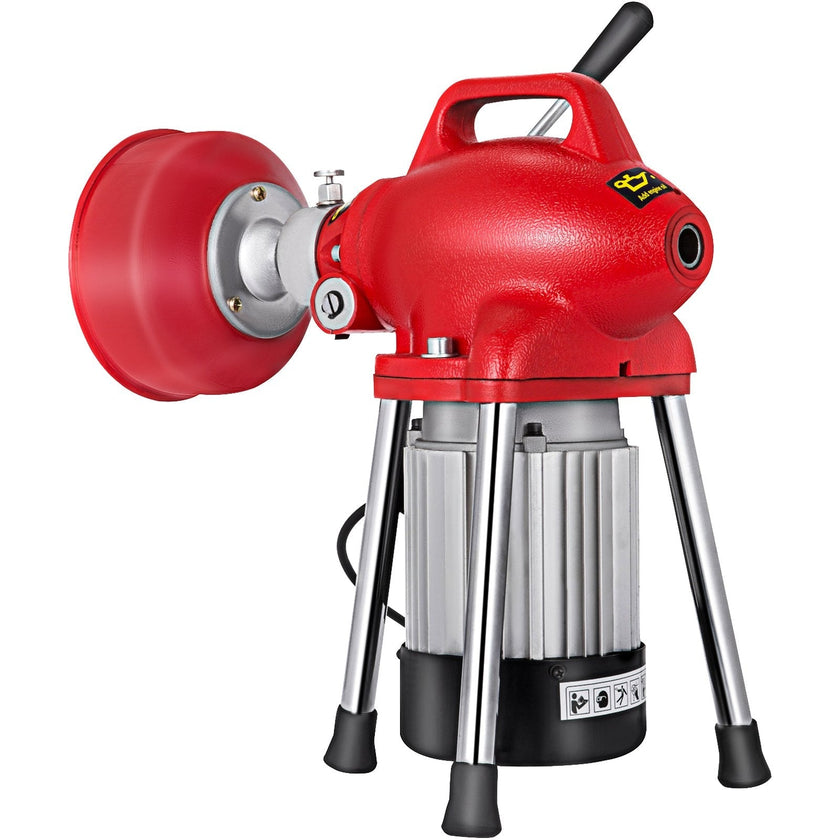 VEVOR Drain Cleaner Machine, 250W 2 Cables, Electric Drain Auger for 3/4\