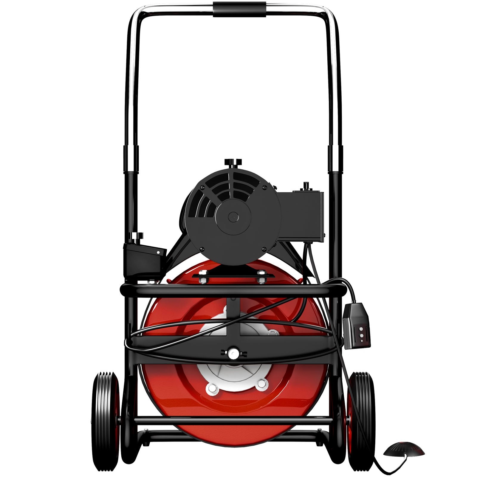 VEVOR 100 Ft x 1/2Inch Drain Cleaner Machine fit 2 Inch (50mm) to 4 Inch(100mm) Pipes 550W Open Drain Cleaning Machine 1700 r/min Electric Drain Auger with Cutters Glove Drain Auger Sewer