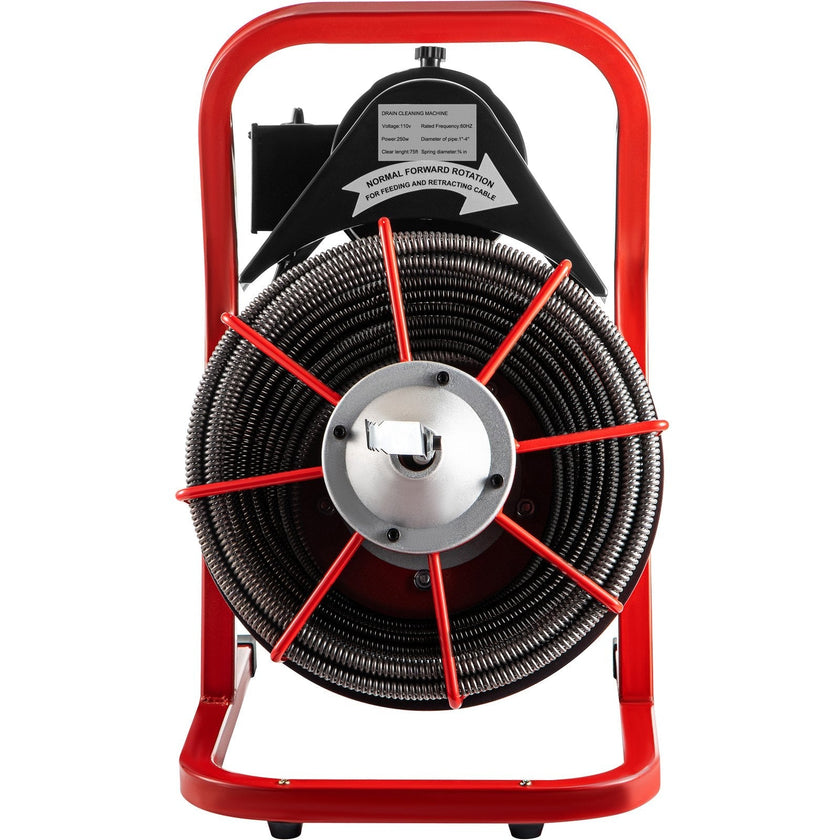 VEVOR Drain Cleaner Machine, 75' x 3/8