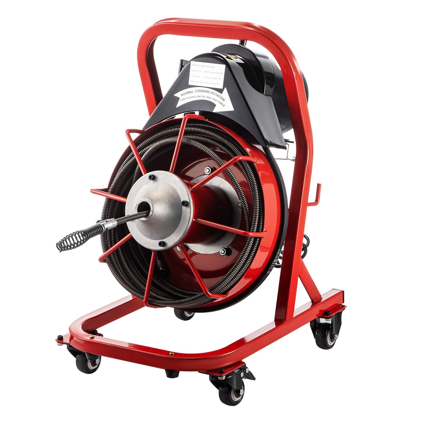 VEVOR Electric Drain Auger, 75\' x 3/8\