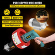 VEVOR 26 Ft Portable Electric Drain Auger Best fit 0.8Inch (20mm)-2.6Inch (65mm) Pipes Electric Drain Snake Lightweight Drain Cleaner Machine Drain Cleaning, Red