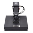 VEVOR Heat Press Machine, 15x15in / 38x38cm, Clamshell Sublimation Transfer Printer with Teflon Coated, Digital Precise Heat Control, Silica-Gel Sponge Powerpress for T-Shirt Bag Pad, Black
