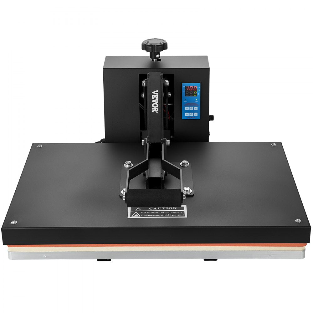 VEVOR Heat Press 16x24, 1700W Power Heat Press Machine, Fast Heating, High Pressure Heat Press Machine for T-Shirt, Digital Industrial Sublimation Printer for Heat Transfer Vinyl, Easy to Use, Black