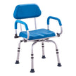 VEVOR Shower Chair 360° Swivel Shower Seat & Pivoting Arms Padded Seat 300LBS