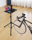 VEVOR Stationary Cycling Desk Bike Trainer Fitness Desk with Triangle Support
