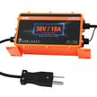 VEVOR 36 Volt Golf Cart Battery Charger, 18 AMP, Smart Club Car Charger with Crowfoot Plug, Compatible with Lead-Acid AGM/GEL/EFB MF NMC LiFePO4 Batteries for Club Car EZGO Yamaha, IP67 ETL Certified