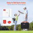 VEVOR Backyard Golf Game 3 Hole Portable Bucket Golf Game for Kids and Adults