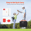 VEVOR Backyard Golf Game 6 Hole Portable Bucket Golf Game for Kids and Adults