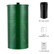 VEVOR Dog Poop Trash Can 11.5 Gallons Weather-Resistant Dog Waste Bin with Lid