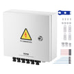 VEVOR Solar PV Combiner Box 6 String 15A for Solar Panel System Steel Case IP65