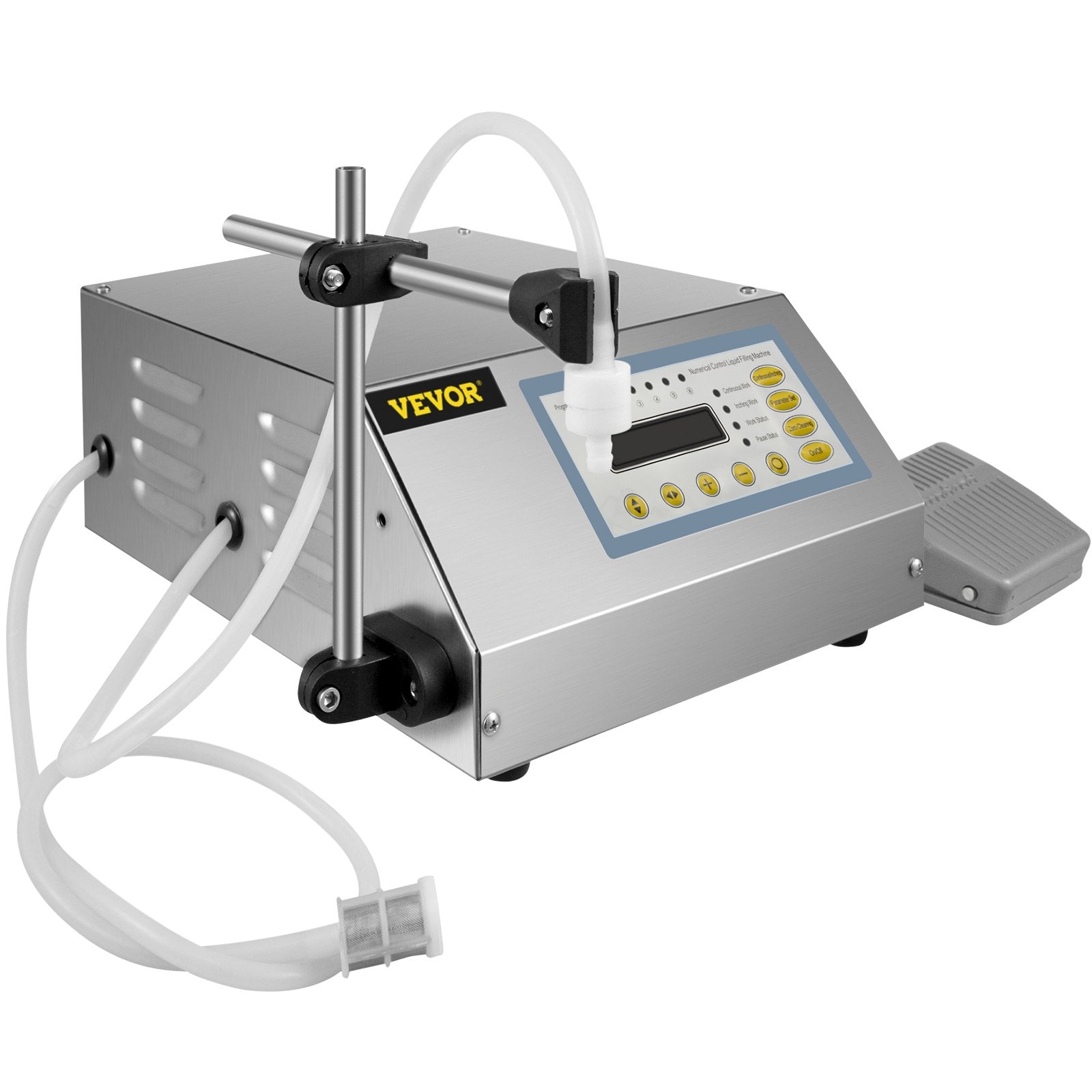 VEVOR Liquid Filling Machine Digital Control Pump Filling Machine GFK160 Bottle Filling Machine 2-3500ml Digital Filling