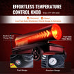VEVOR Kerosene Forced Air Heater, 175,000 BTU Portable Torpedo Diesel Space Heater with Thermostat, 13.2 Gal Tank, Energy-Efficient for Workshop & Industry