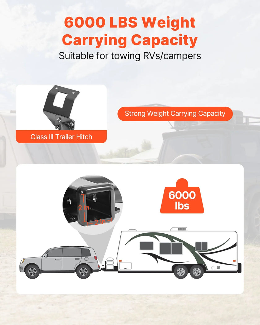 VEVOR Class 3 Trailer Hitch Tow Hitch with 2