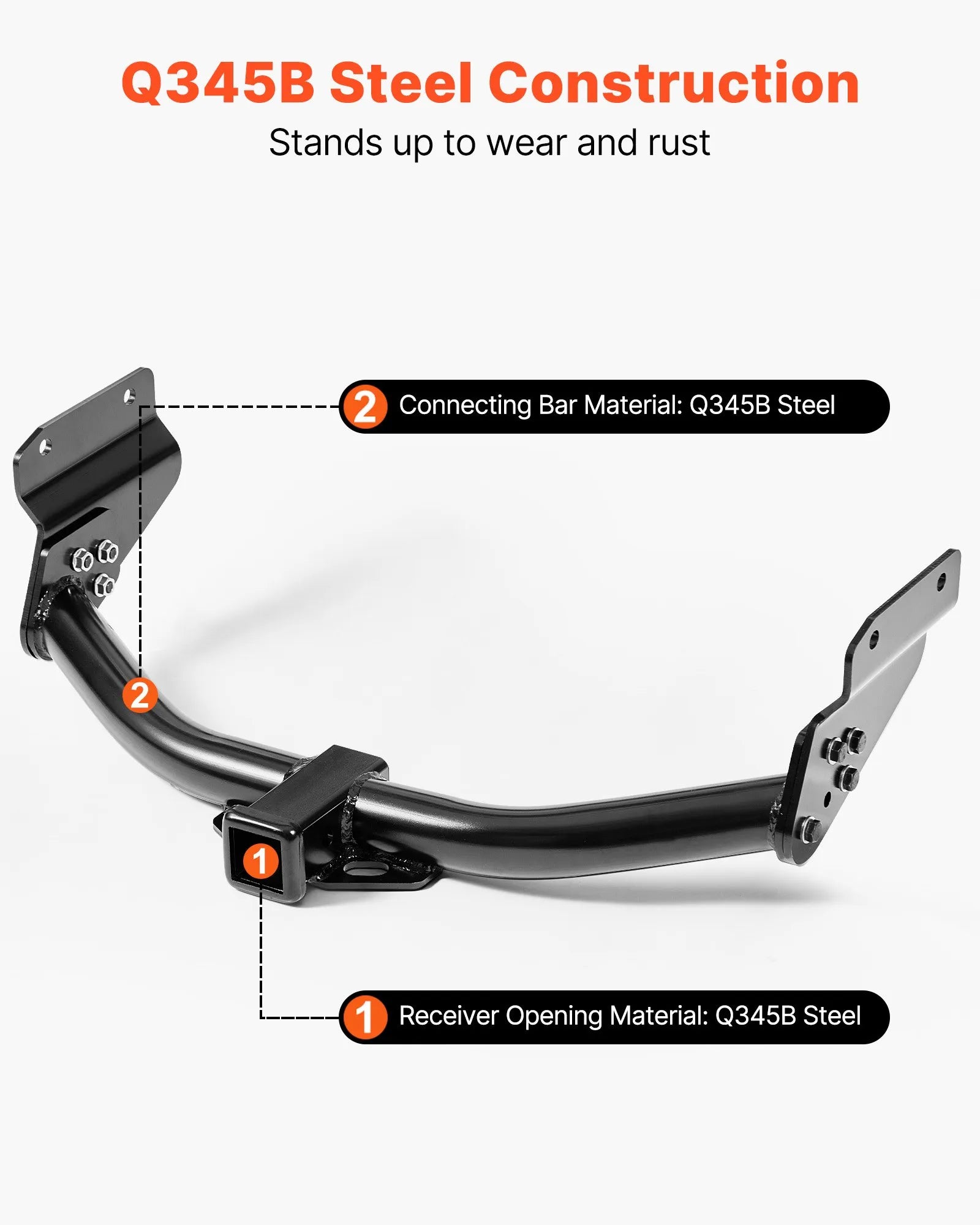 VEVOR Class 3 Trailer Hitch Tow Hitch 2