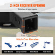 VEVOR Class 3 Trailer Hitch, 2-Inch Receiver, Q455B Steel Tube Frame, Compatible with 2019-2023 Toyota RAV4, 6000 lbs, Multi-Fit Hitch to Receive Ball Mount, Cargo Carrier, Bike Rack, Tow Hook, Black