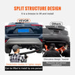 VEVOR Class 3 Trailer Hitch, 2-Inch Receiver, Q455B Steel Tube Frame, Compatible with 2020-2023 Toyota Highlander, Multi-Fit Hitch to Receive Ball Mount, Cargo Carrier, Bike Rack, and Tow Hook, Black