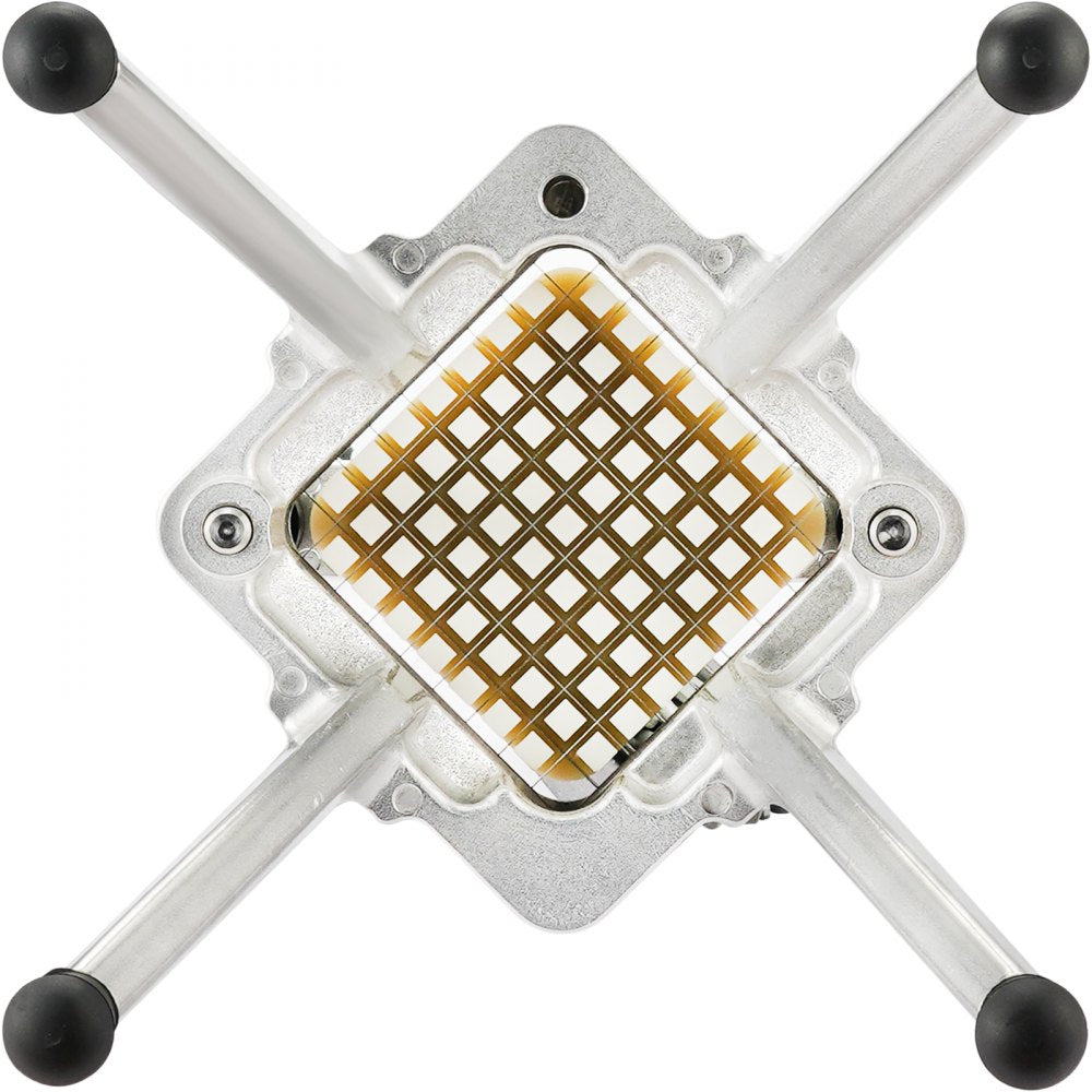 VEVOR Commercial Vegetable Fruit Chopper, Stainless Steel French Fry Cutter with 4 Blades 1/4