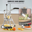 VEVOR Commercial Chopper with 4 Replacement Blades Commercial Vegetable Chopper Stainless Steel French Fry Cutter Potato Dicer & Slicer Commercial Vegetable Fruit Chopper for Restaurants & Home Kitche