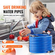 VEVOR 100ft Heated Water Hose for RV, Heated Drinking Water Hose Antifreeze to -45°F, Automatic Self-regulating, 5/8