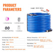 VEVOR 100ft Heated Water Hose for RV, Heated Drinking Water Hose Antifreeze to -45°F, Automatic Self-regulating, 5/8