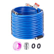 VEVOR 100ft Heated Water Hose for RV, Heated Drinking Water Hose Antifreeze to -45°F, Automatic Self-regulating, 5/8