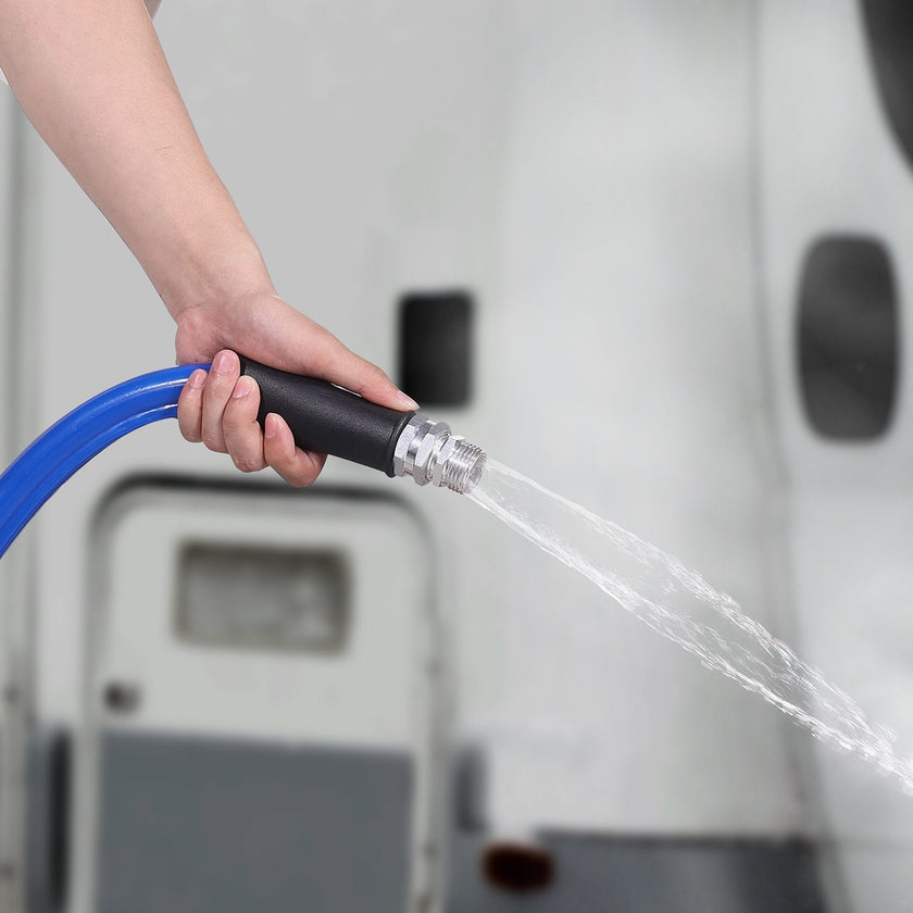 VEVOR 15ft Heated Water Hose for RV, Heated Drinking Water Hose Antifreeze to -45°F, Automatic Self-regulating, 5/8