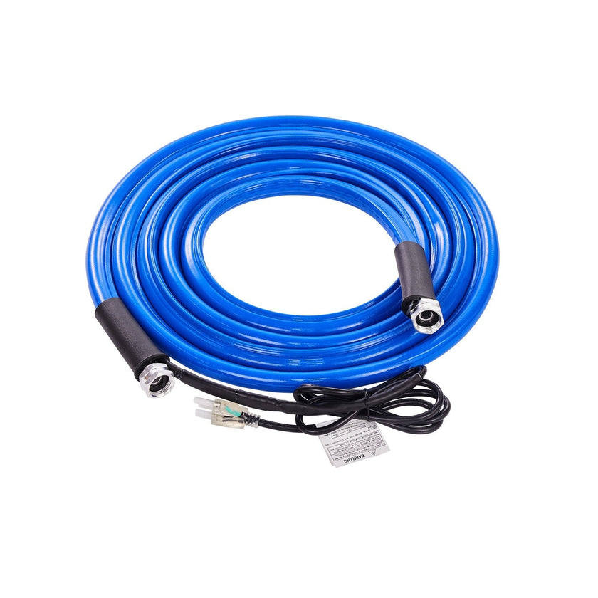 VEVOR 15ft Heated Water Hose for RV, Heated Drinking Water Hose Antifreeze to -45°F, Automatic Self-regulating, 5/8