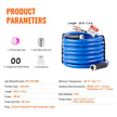 VEVOR 25ft Heated Water Hose for RV, Heated Drinking Water Hose Antifreeze to -45°F, Automatic Self-regulating, 5/8