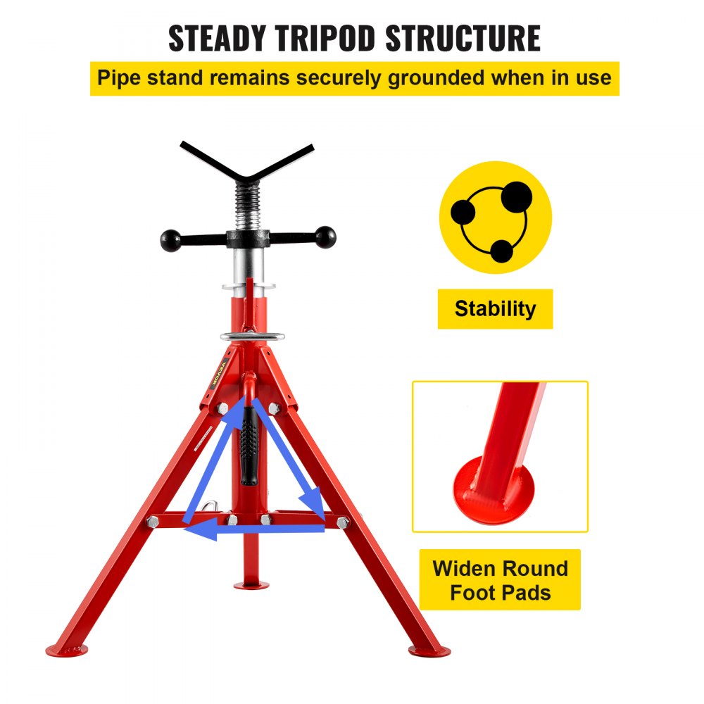 VEVOR V Head Pipe Stand 1/8\