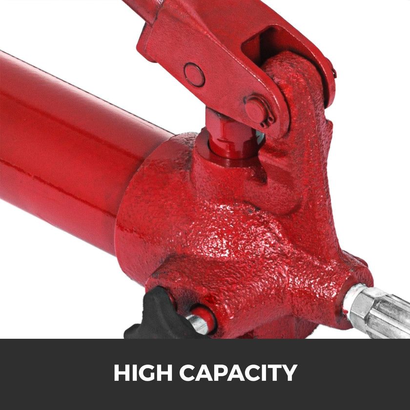 10Ton Porta Power Hydraulic Jack Body Frame Repair Kit 1.4M Lengthen Hose Lift Ram