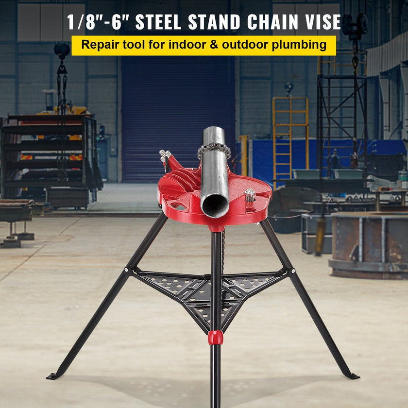 VEVOR 460-6 Tripod Pipe Chain Vise 1/8\