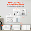 VEVOR Pegboard Combination Kit 11 x 11