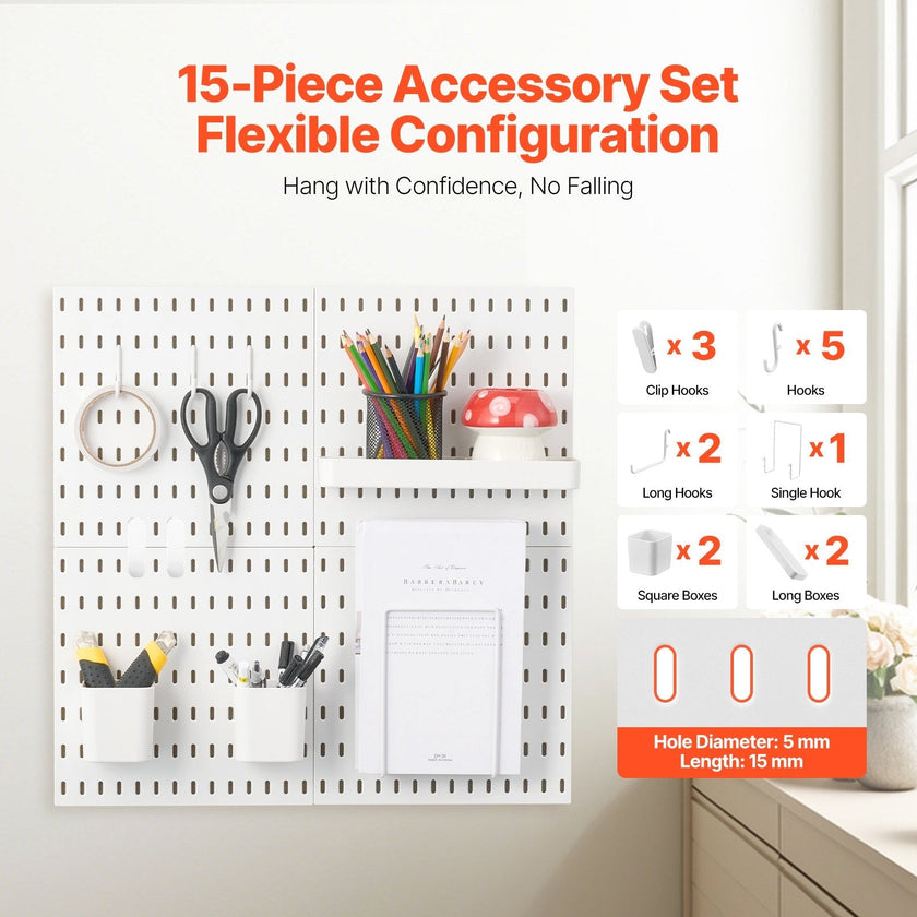 VEVOR Pegboard Combination Kit 11 x 11