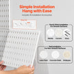 VEVOR Pegboard Combination Kit 11 x 11