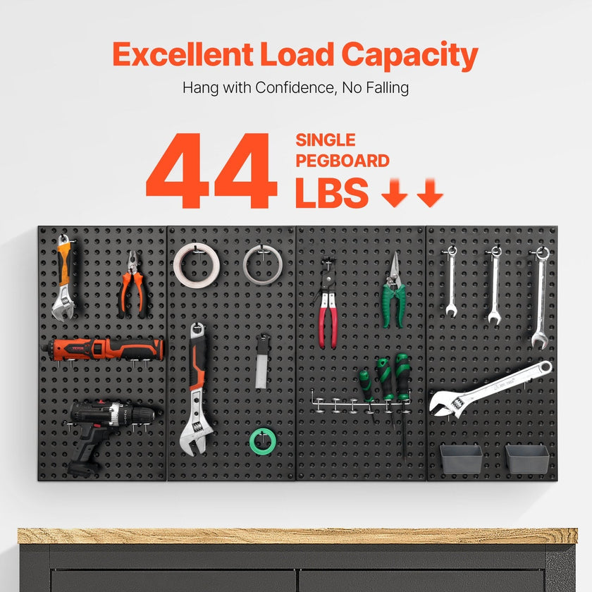VEVOR Metal Pegboard Panels 4 panels 24
