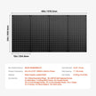 VEVOR Metal Pegboard Panels 4 panels 24