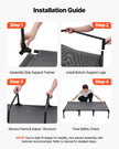 VEVOR Elevated Dog Bed for Large Dog Portable Raised Dog Cot with Metal Frame XL