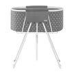 VEVOR Foldable Dog Bathtub Elevated Grey Shower Station for Small & Medium Pets