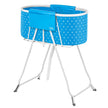 VEVOR Foldable Dog Bathtub Elevated Light Blue Pet Bathing Station for Dog & Cat